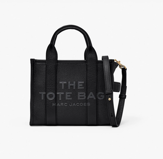 Marc Jacobs Small Leather Tote Bag Black