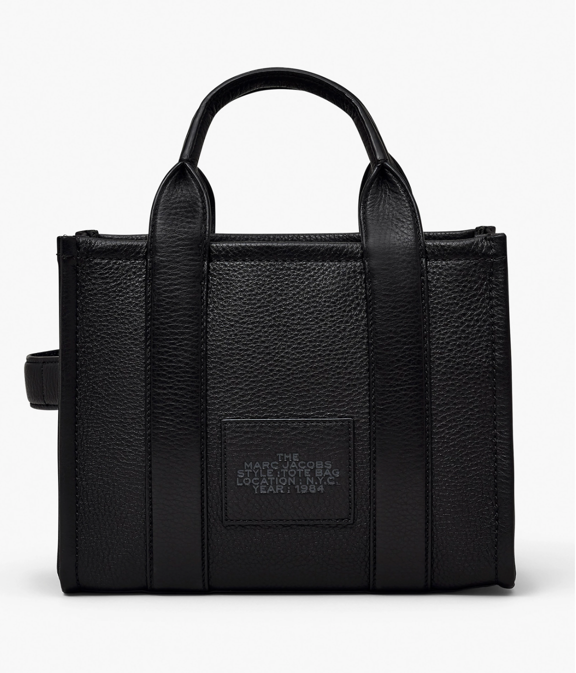 Marc Jacobs Small Leather Tote Bag Black