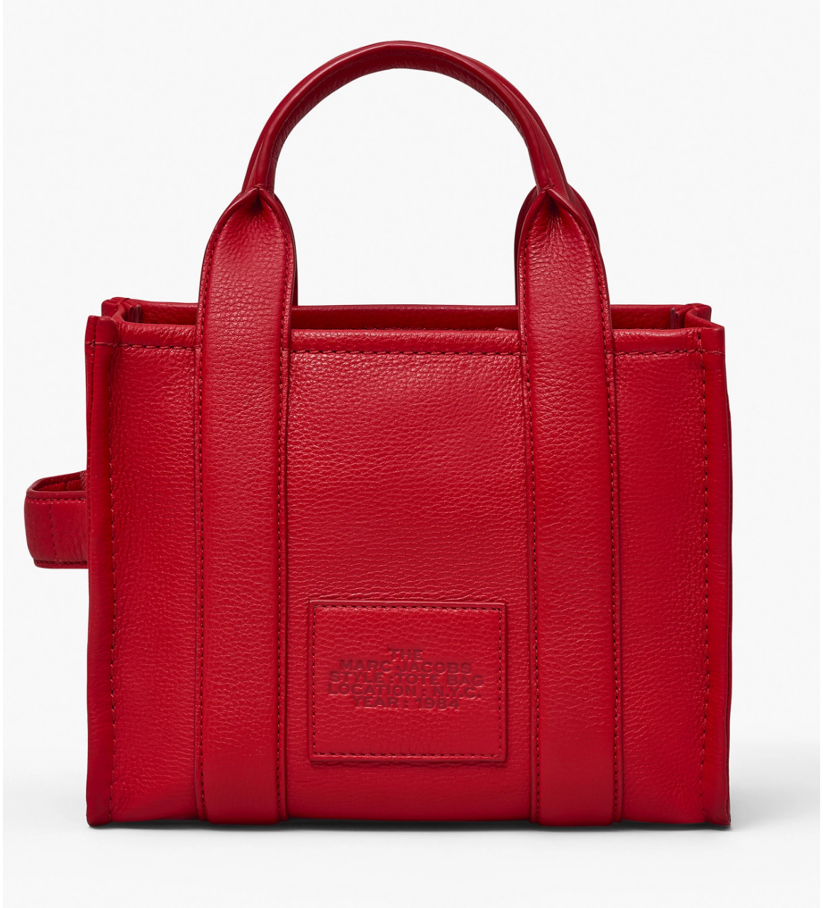 Marc Jacobs Small Leather Tote Bag True Red