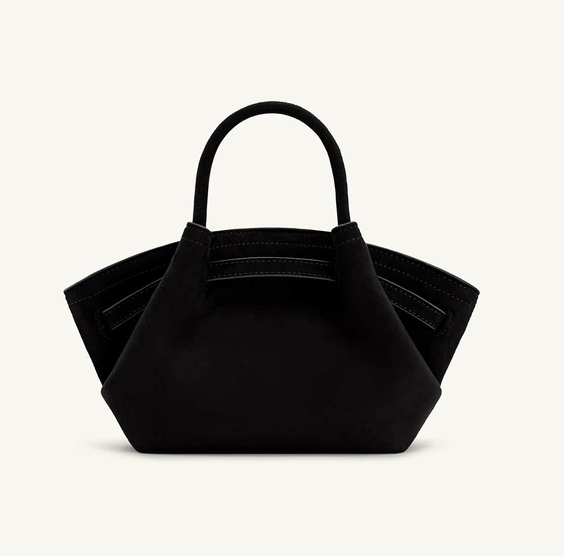 JW PEI Hana Mini Faux Suede Tote Bag - Black