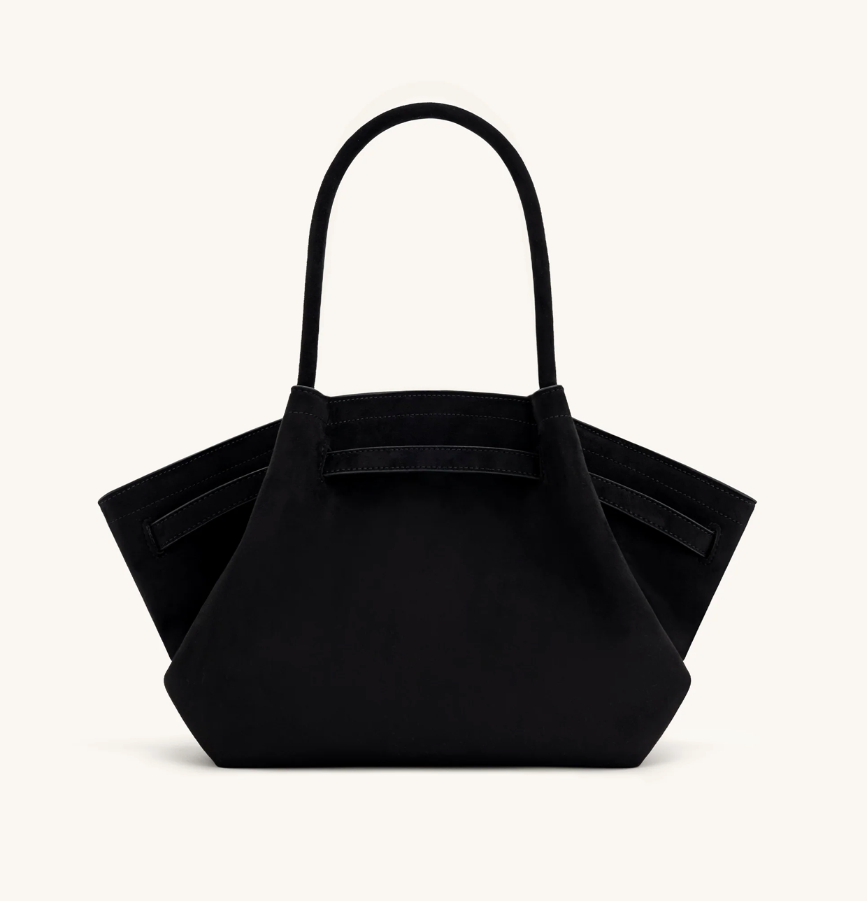 JW PEI Hana Medium Faux Suede Tote Bag - Black