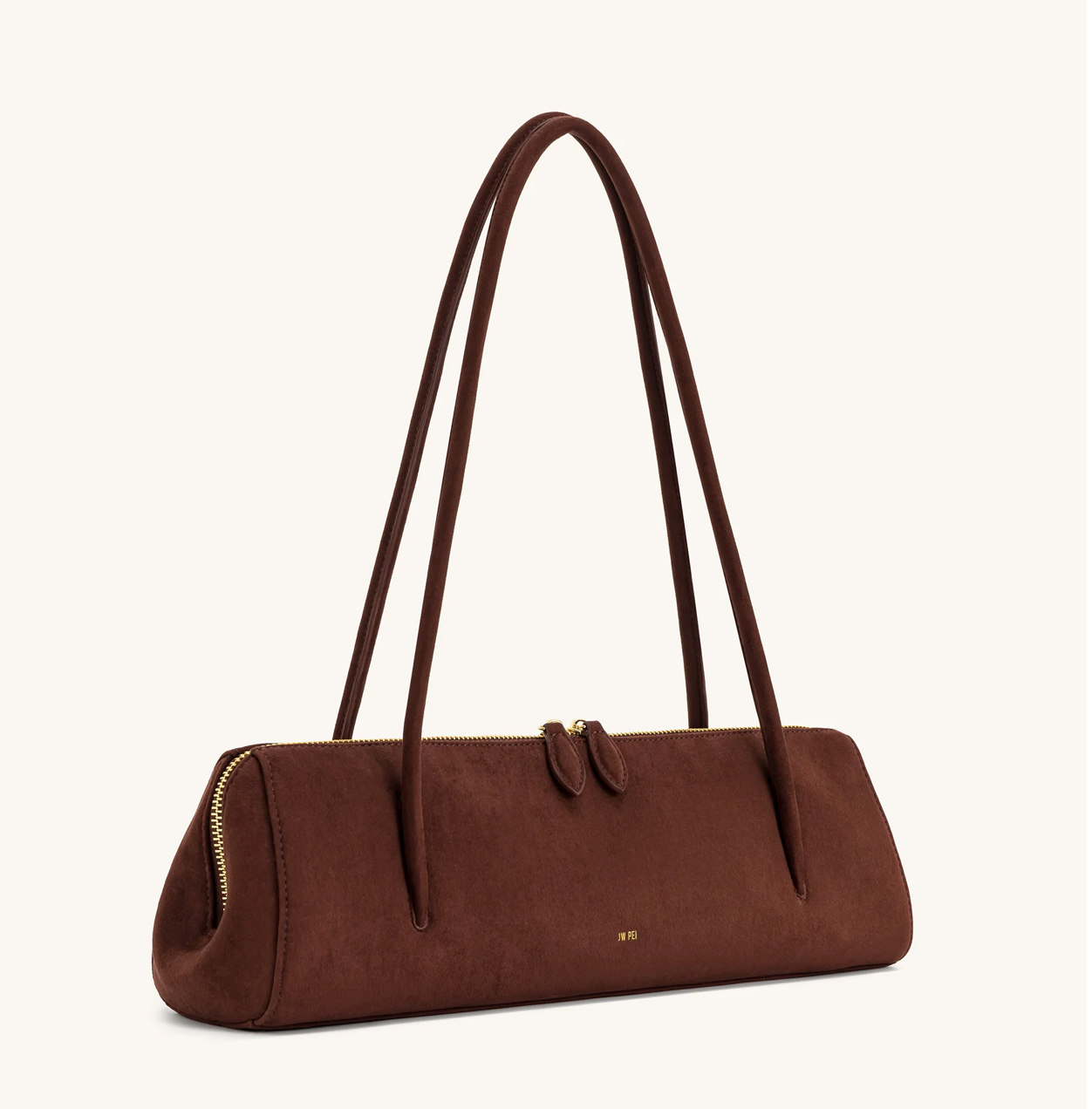 JW PEI Nova Baguette Style Shoulder Bag - Brown (Ön Sipariş)