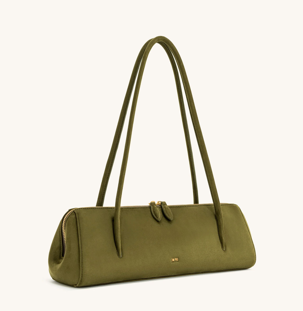 JW PEI Nova Baguette Style Shoulder Bag - Dark Olive