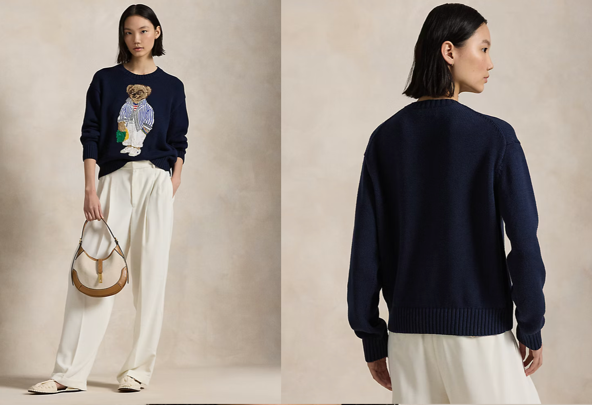 Polo Ralph Lauren Polo Bear Cotton Crewneck Sweater