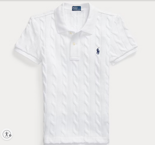 Polo Ralph Lauren Cable-Knit Polo Shirt