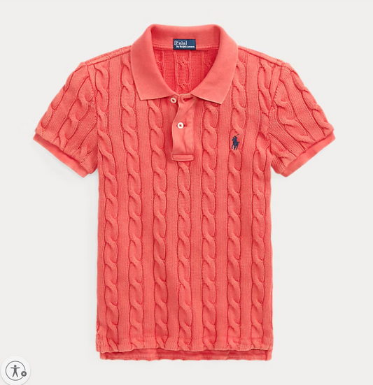 Polo Ralph Lauren Cable-Knit Polo Shirt