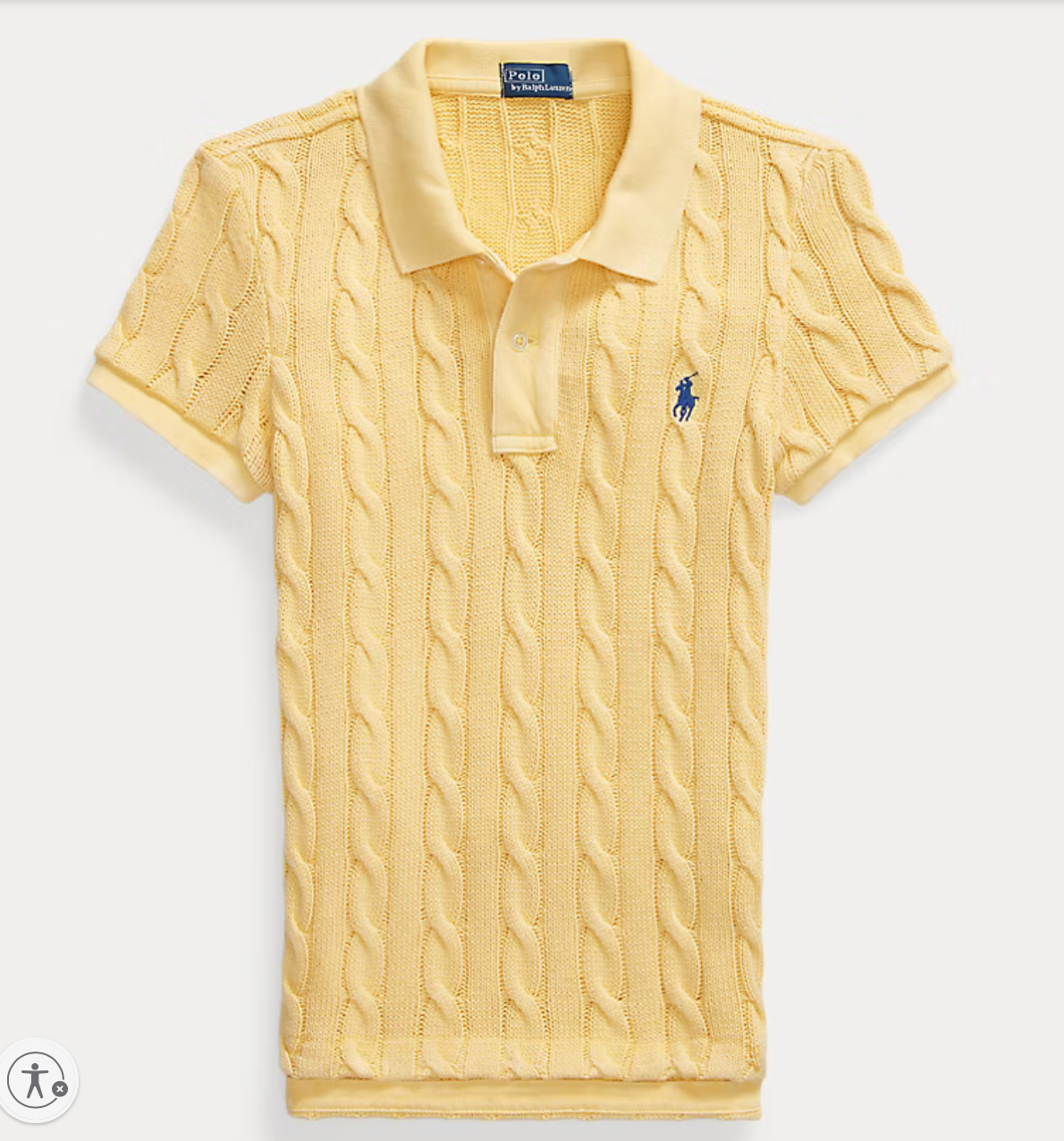 Polo Ralph Lauren Cable-Knit Polo Shirt