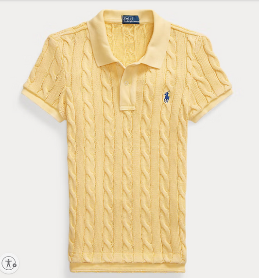 Polo Ralph Lauren Cable-Knit Polo Shirt