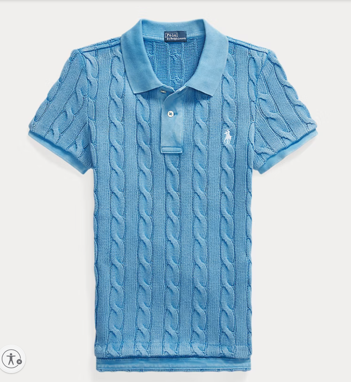 Polo Ralph Lauren Cable-Knit Polo Shirt