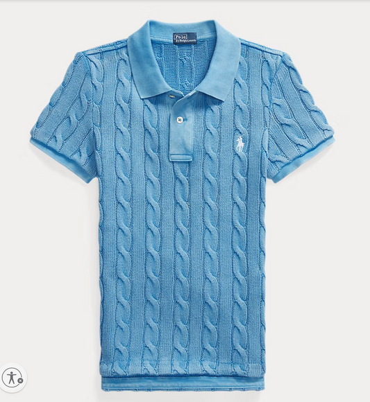Polo Ralph Lauren Cable-Knit Polo Shirt