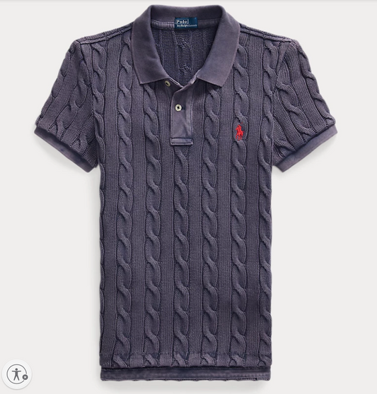 Polo Ralph Lauren Cable-Knit Polo Shirt