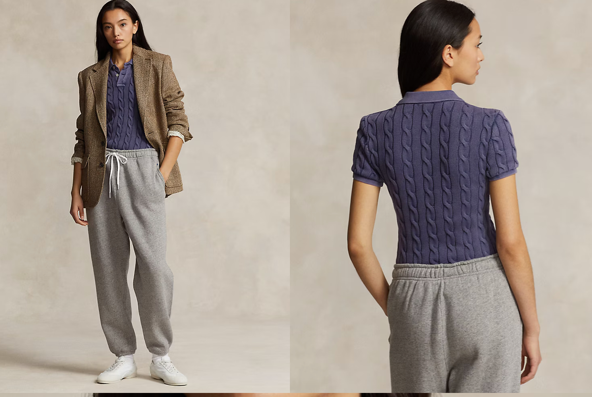 Polo Ralph Lauren Cable-Knit Polo Shirt
