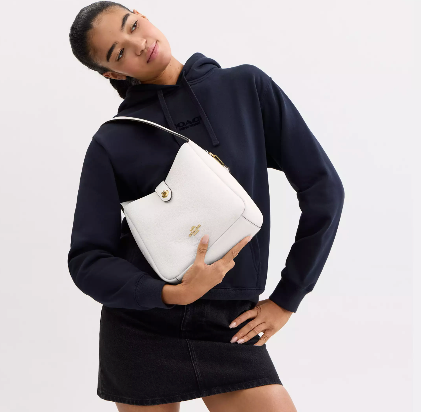 Coach Hadley Convertible Crossbody Bag Kadın Deri Çanta