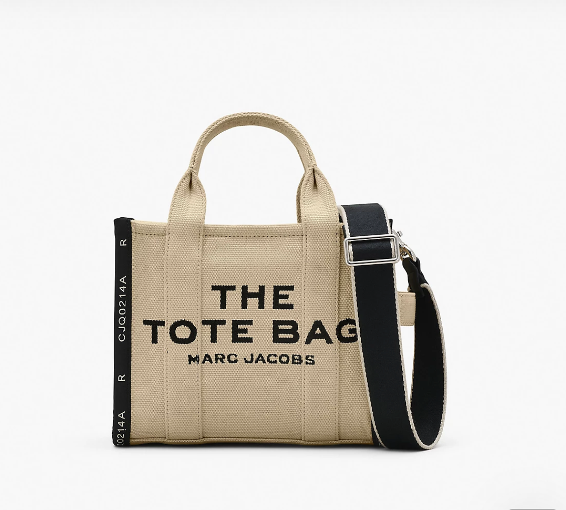 Marc Jacobs The Jacquard Small Tote Bag in Warm Sand