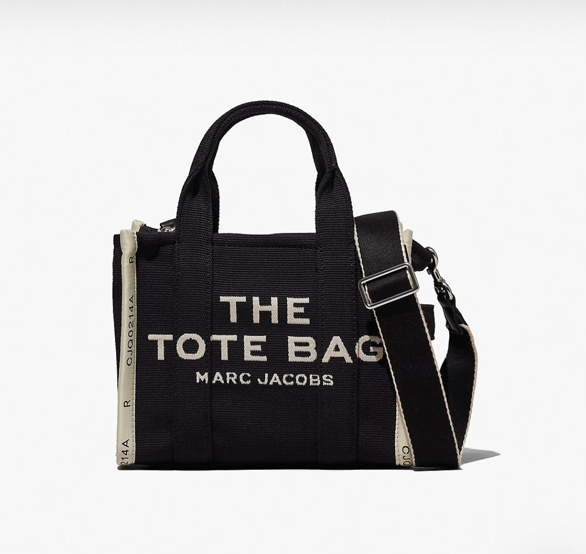 Marc Jacobs The Jacquard Small Tote Bag in Black
