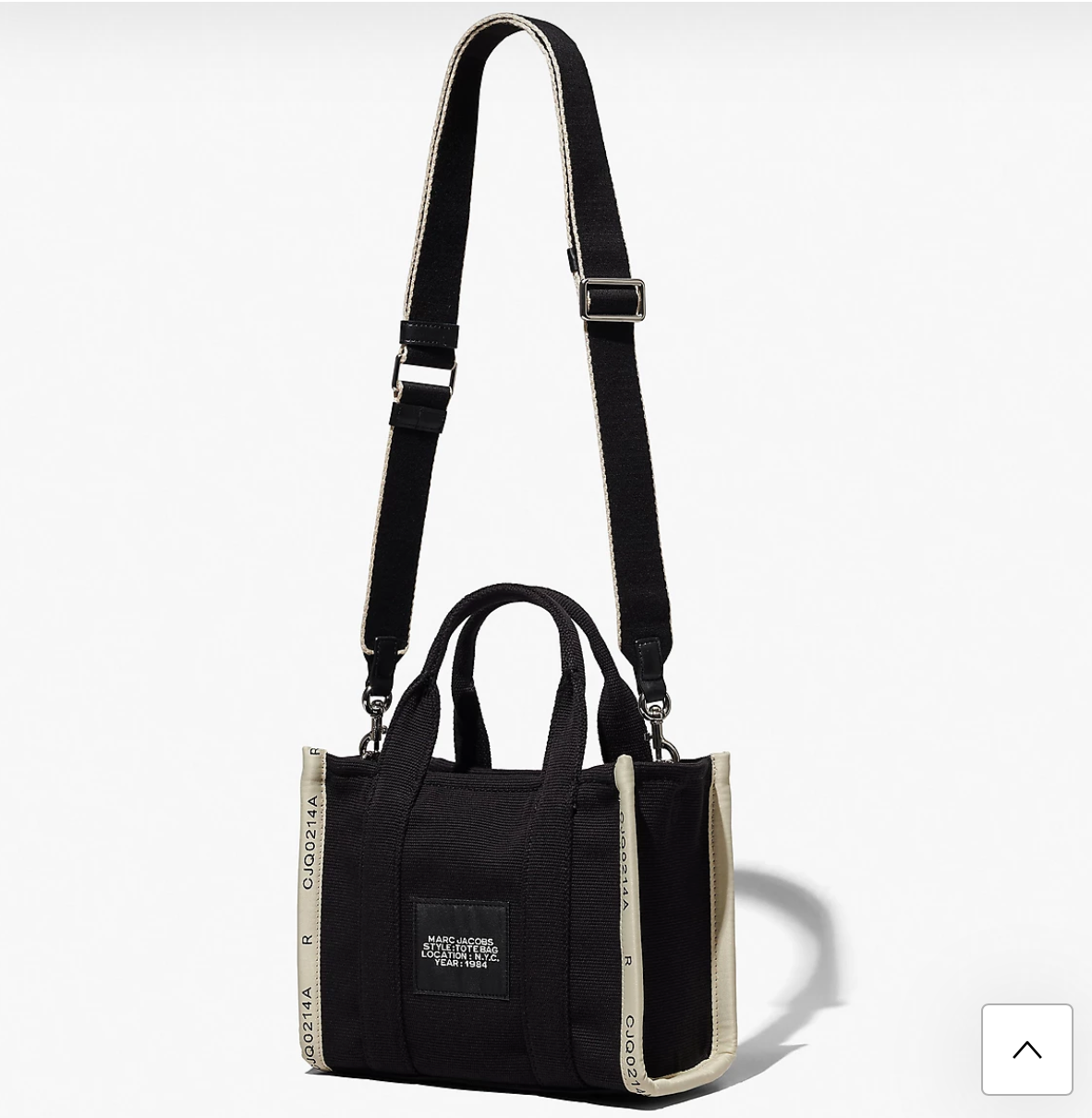 Marc Jacobs The Jacquard Small Tote Bag in Black