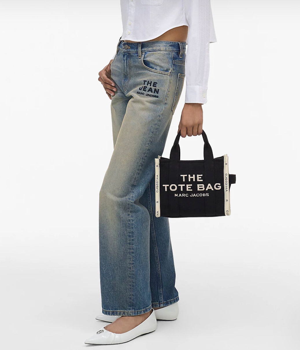 Marc Jacobs The Jacquard Small Tote Bag in Black
