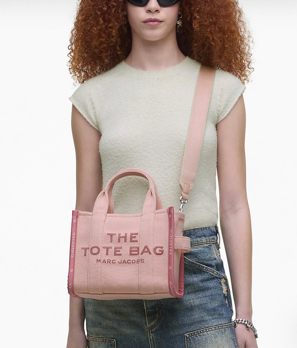 Marc Jacobs The Jacquard Small Tote Bag in Rose