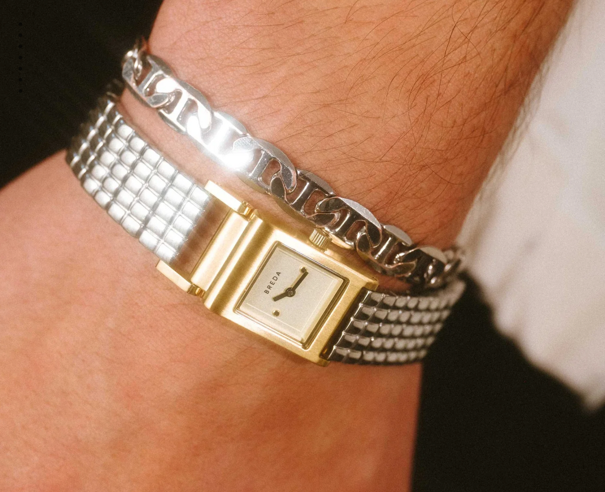 Breda Revel Gold/Silver/Ivory Kadın Saat