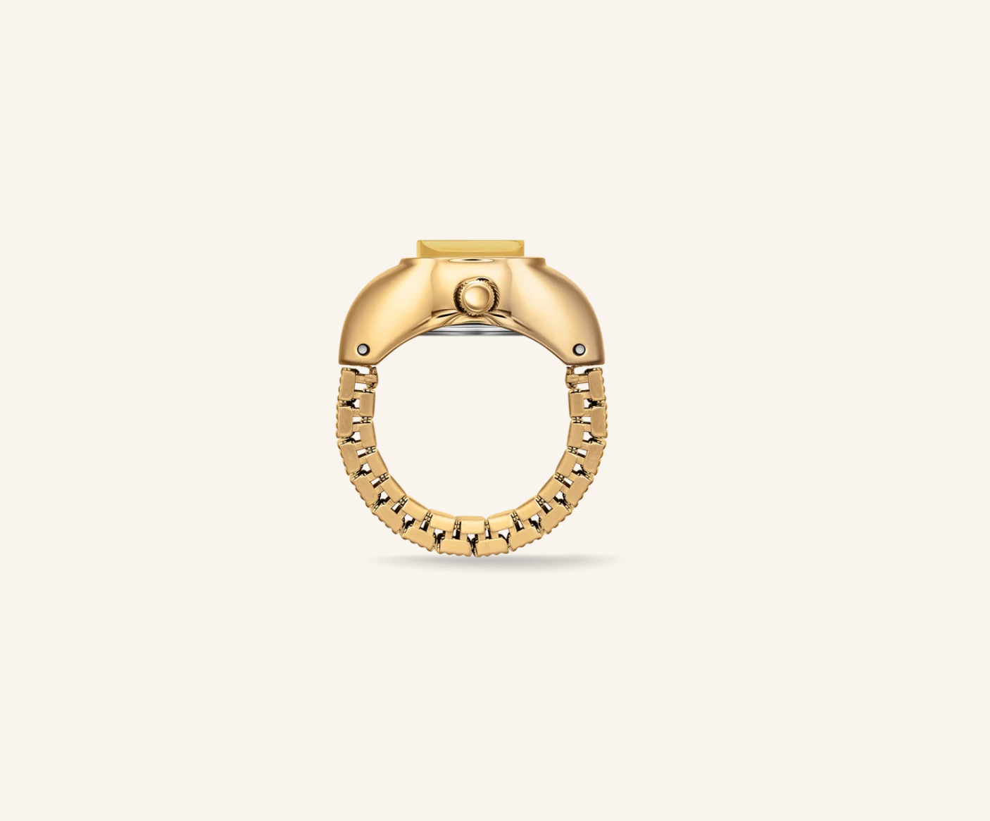 Breda Nocturne Deep Gold/Amber Time Ring Kadın Yüzük Saat