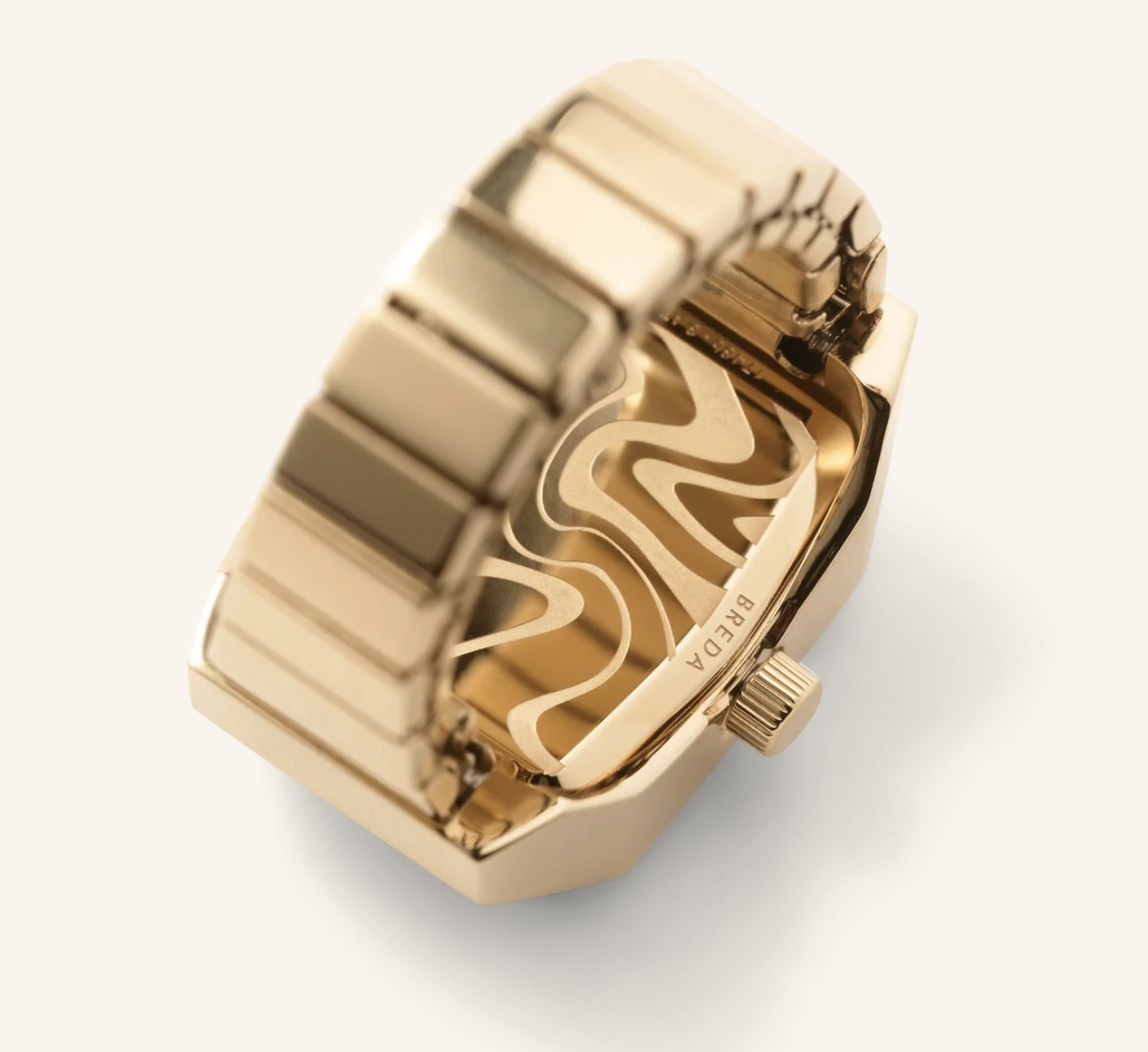 Breda BREDA × DALMATA Gold Time Ring Kadın Yüzük Saat
