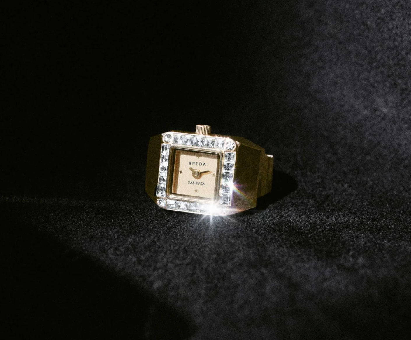 Breda BREDA × DALMATA Gold Time Ring Kadın Yüzük Saat
