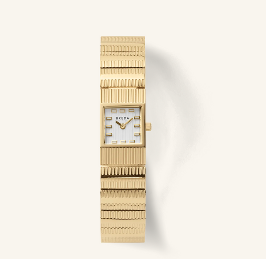 Breda Groove Gold/Ivory Kadın Saat