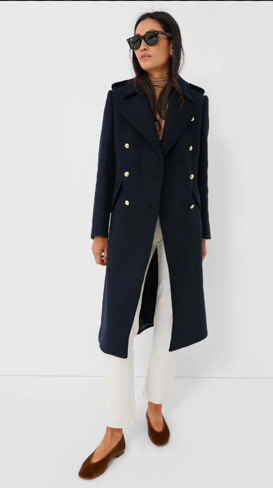 Barbour Inveraray Wool Jacket in Navy Color