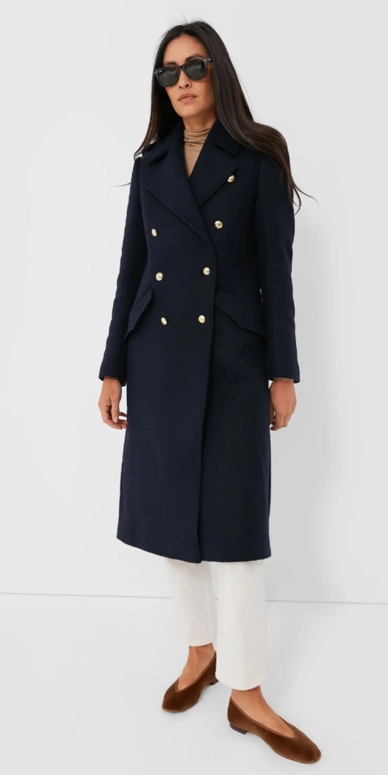 Barbour Inveraray Wool Jacket in Navy Color