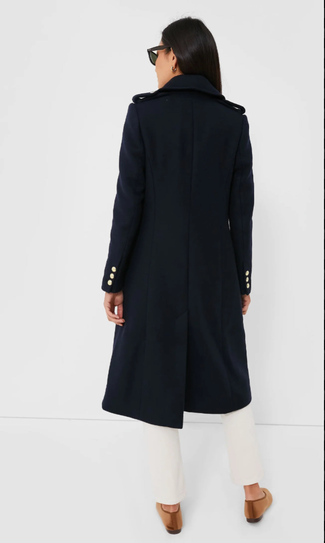 Barbour Inveraray Wool Jacket in Navy Color