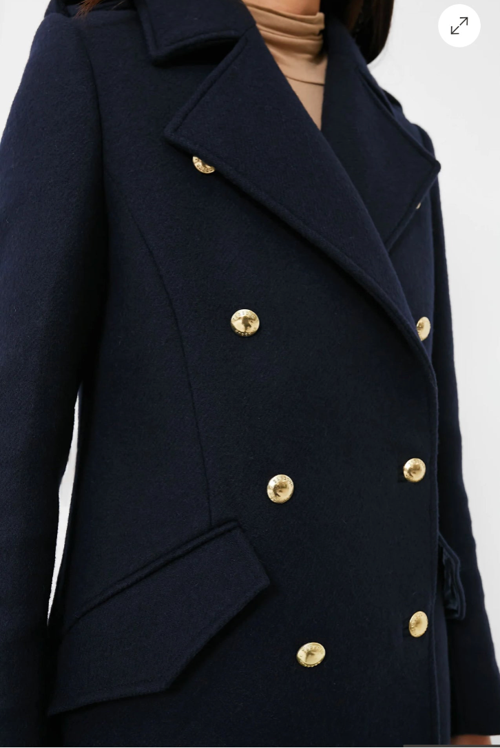 Barbour Inveraray Wool Jacket in Navy Color