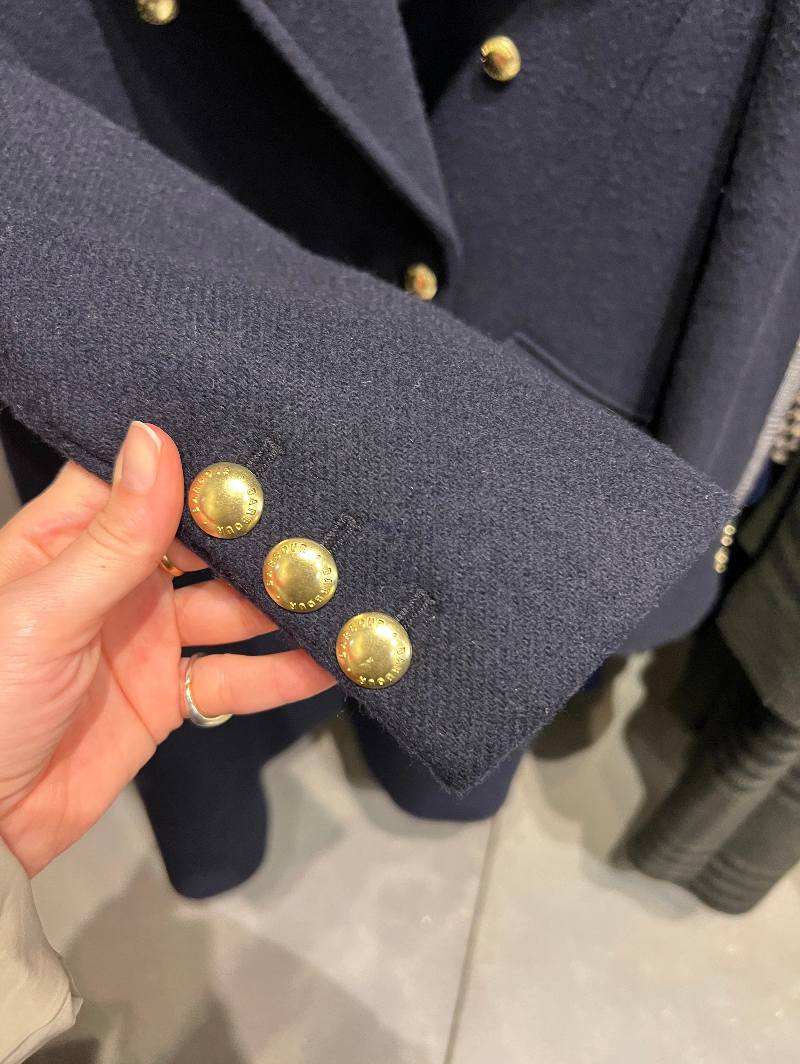 Barbour Inveraray Wool Jacket in Navy Color