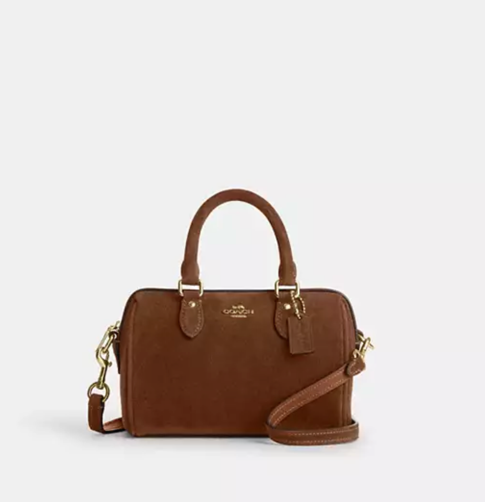 Coach Mini Rowan Crossbody Bag - Suede