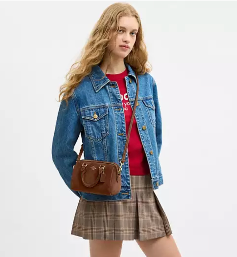 Coach Mini Rowan Crossbody Bag - Suede