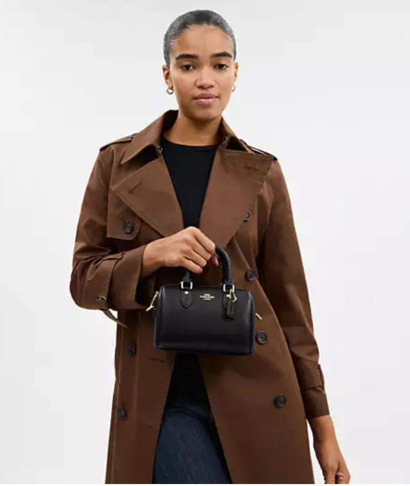 Coach Mini Rowan Crossbody Bag - Black