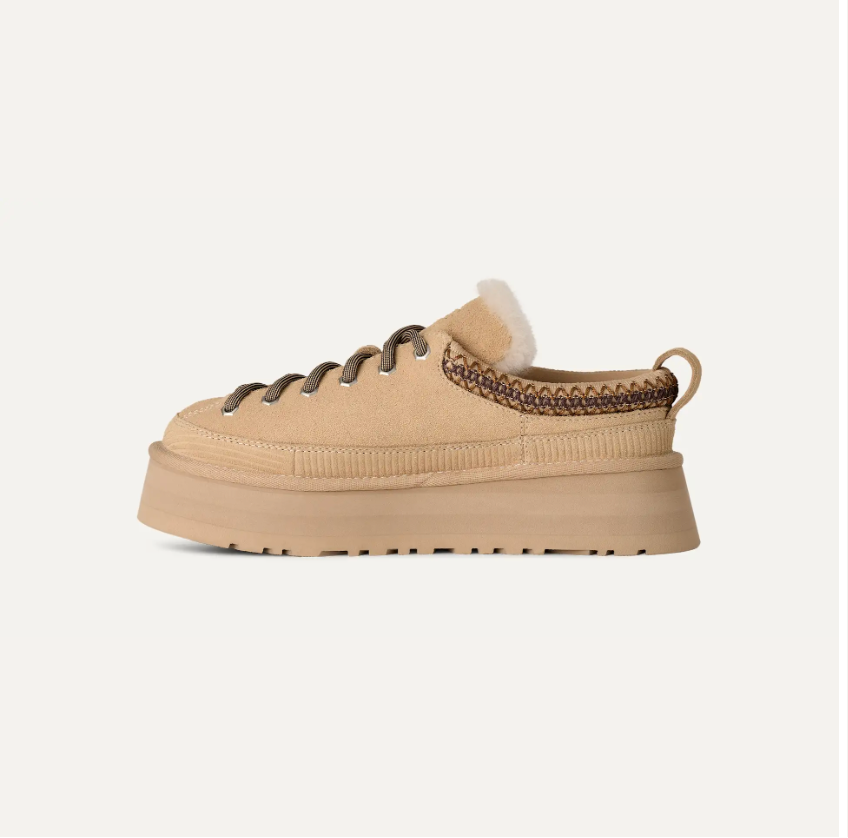 Ugg Heritage Lace-Up Slipper in Sand Castle