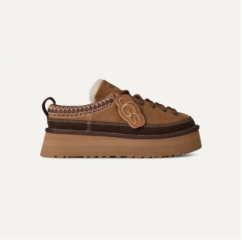 Ugg Heritage Lace-Up Slipper in Chesnut