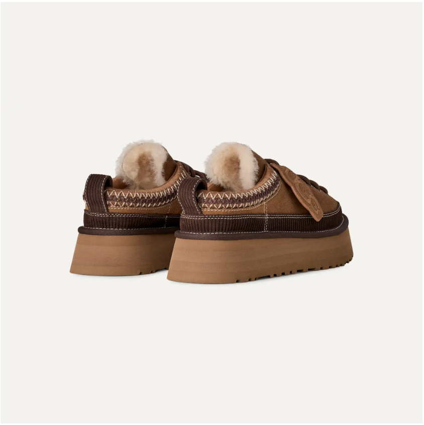 Ugg Heritage Lace-Up Slipper in Chesnut