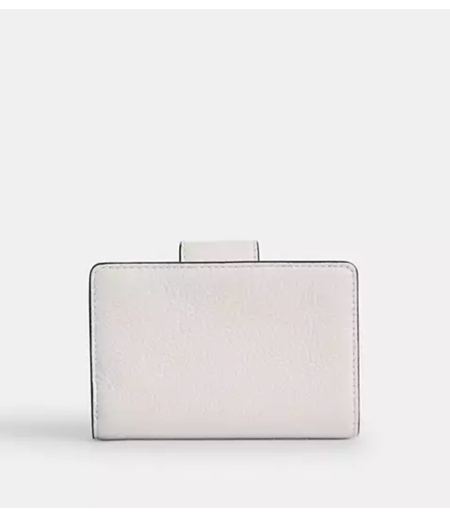 Coach Medium Corner Zip Wallet -Gold/Chalk