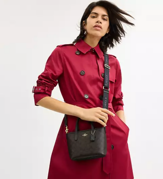 Coach City Mini Tote in Signature Canvas