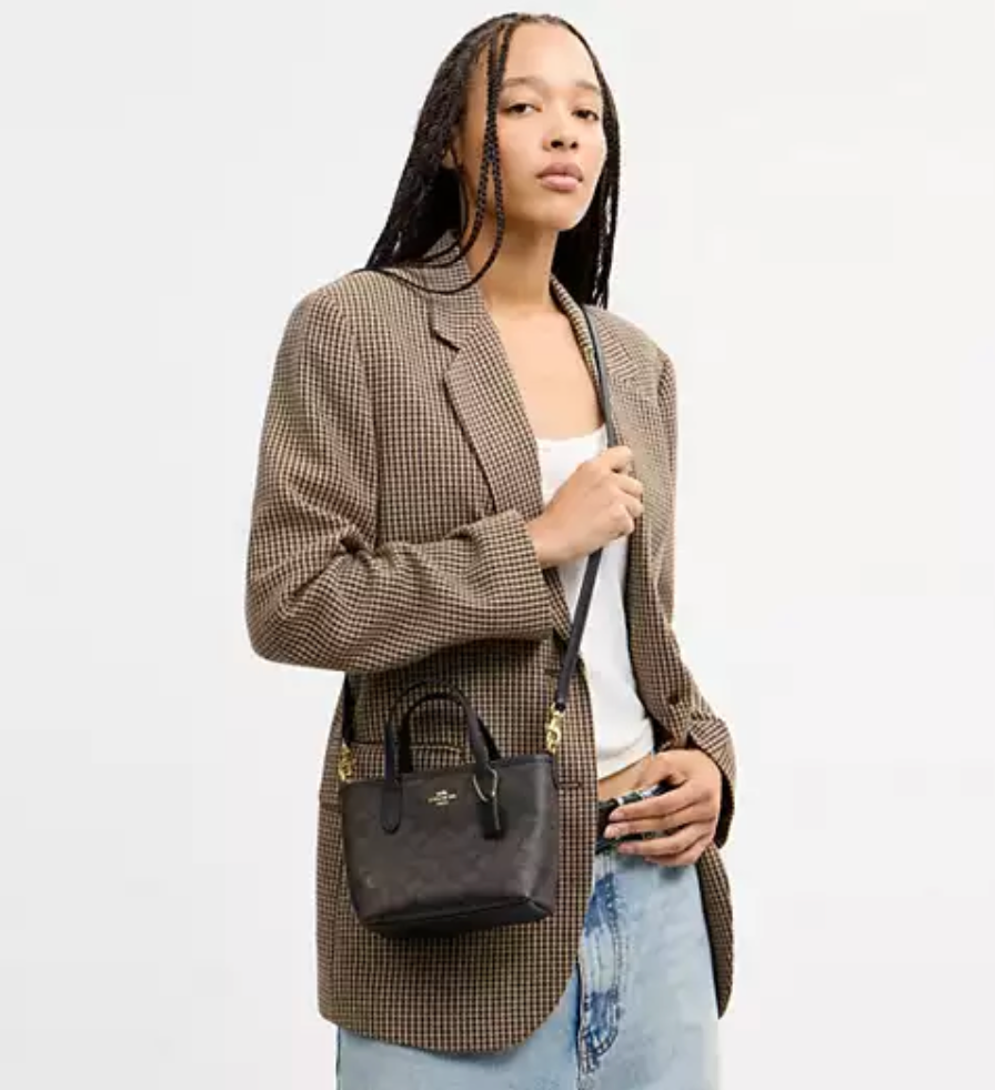 Coach City Mini Tote in Signature Canvas