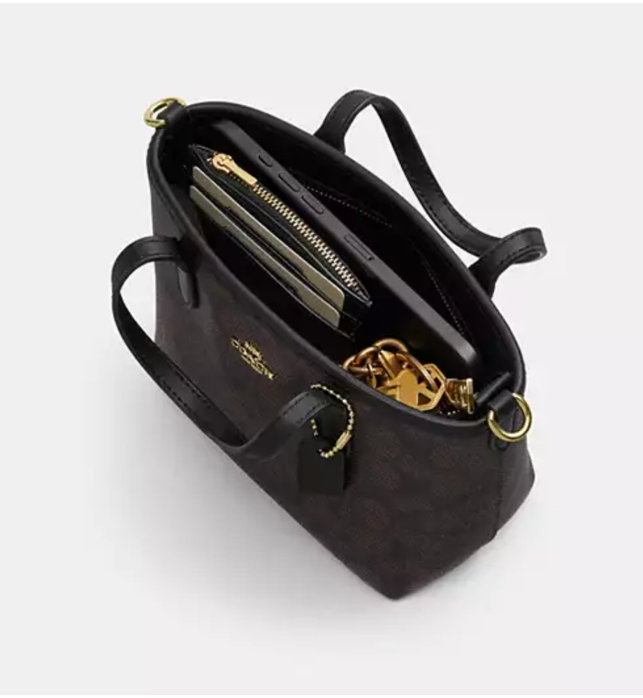 Coach City Mini Tote in Signature Canvas