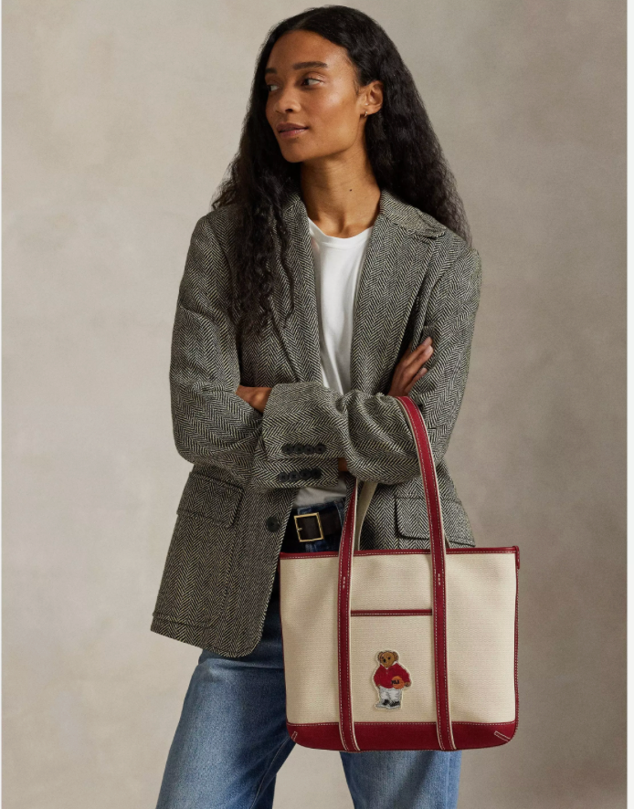 Polo Bear Small Shopper Tote Bag