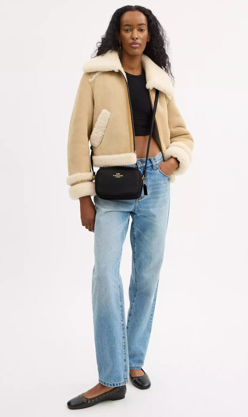 Coach Mini Jamie Camera Bag Kadın Deri Çanta