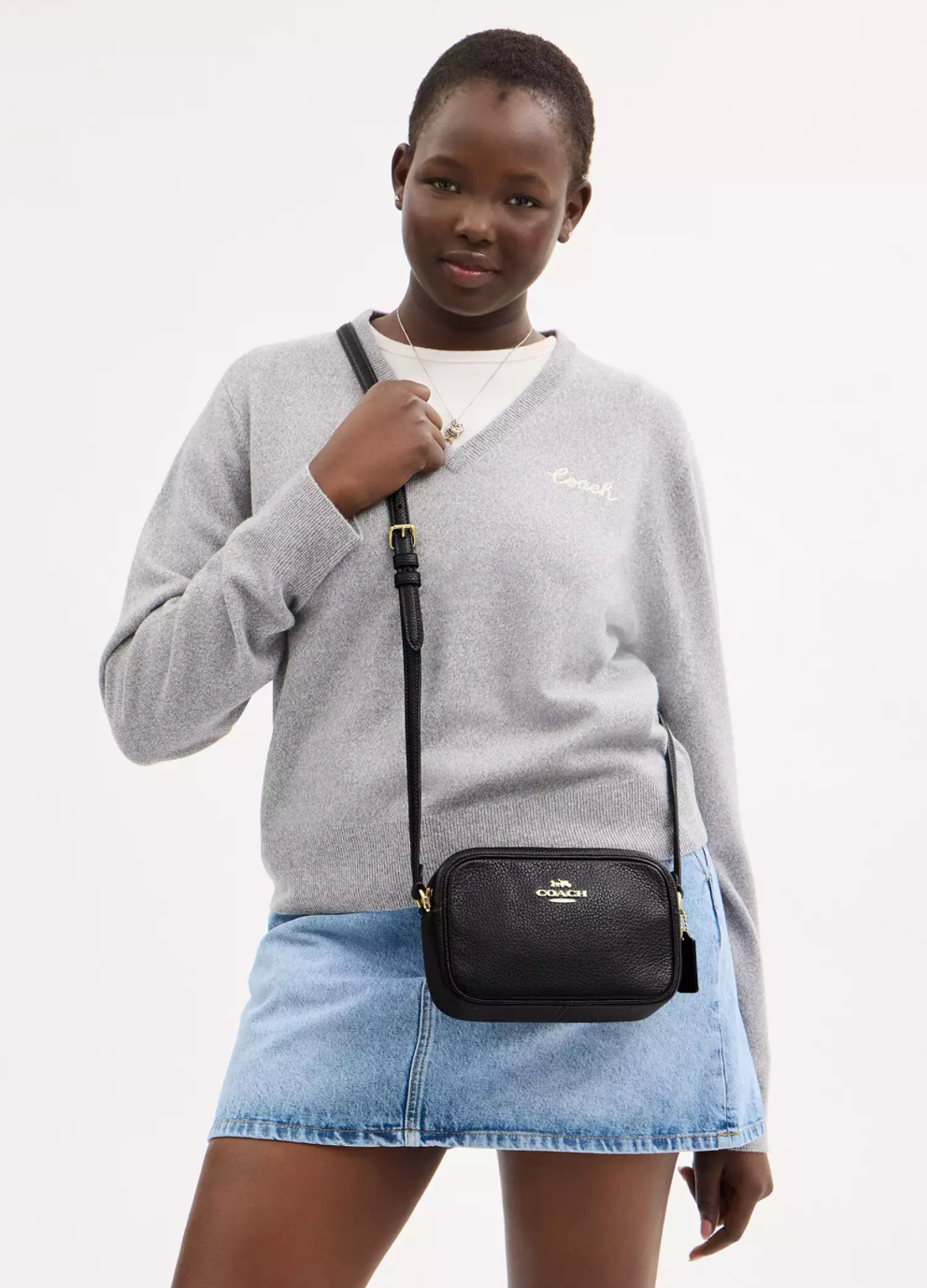 Coach Mini Jamie Camera Bag Kadın Deri Çanta