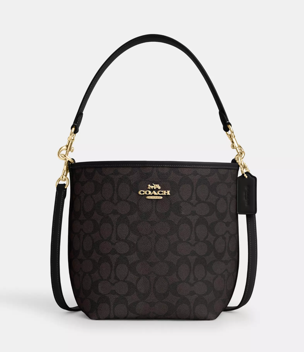 Coach City Bucket Bag Signature Canvas Kadın Çanta