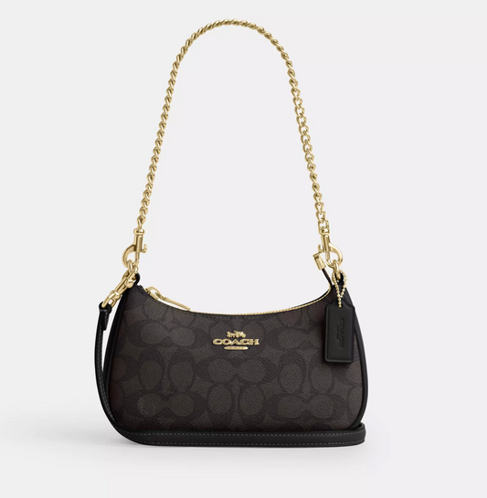 Coach Teri Mini Crossbody Bag In Signature Canvas Kadın Çanta