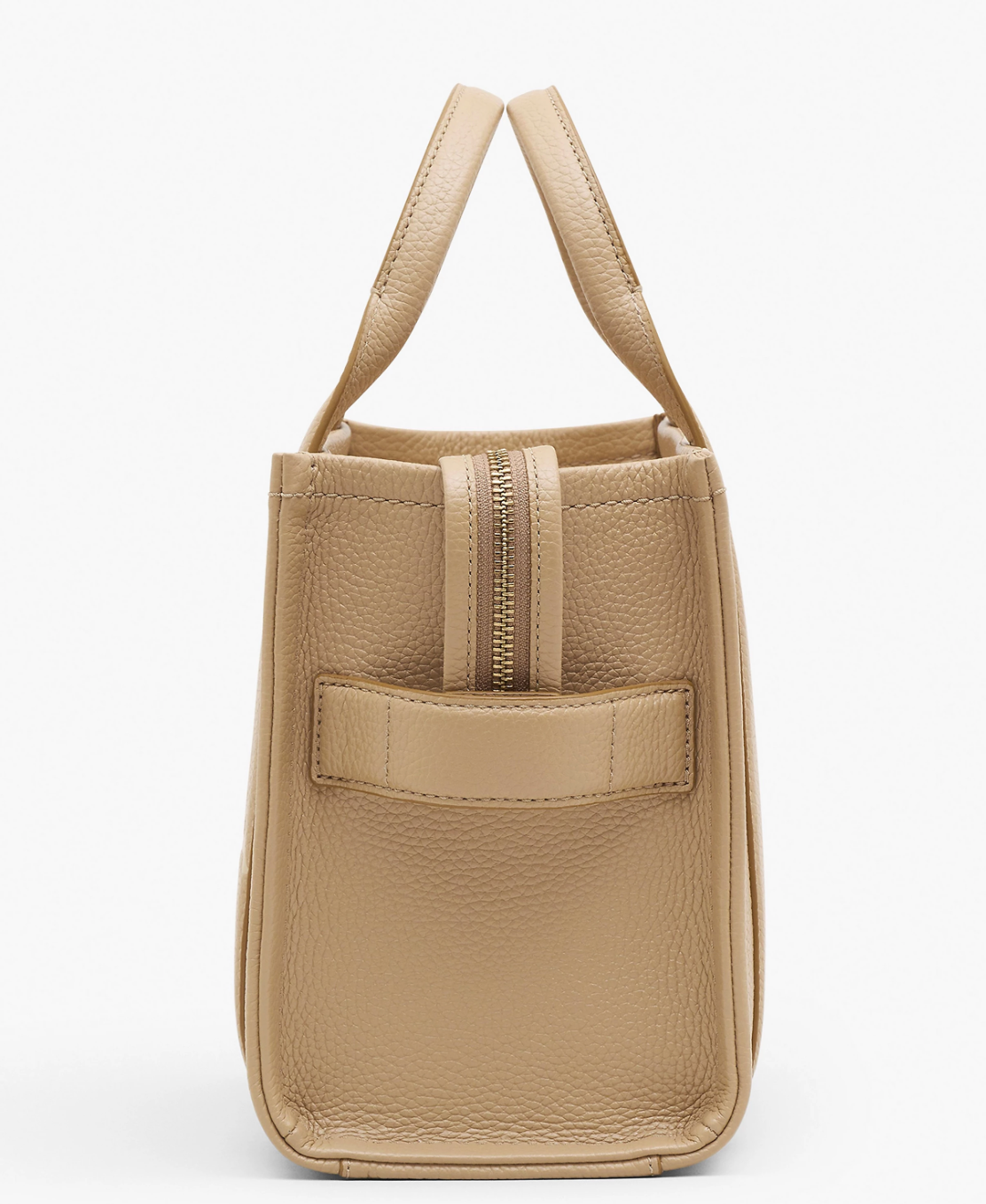 Marc Jacobs Leather Medium Tote Bag-Camel