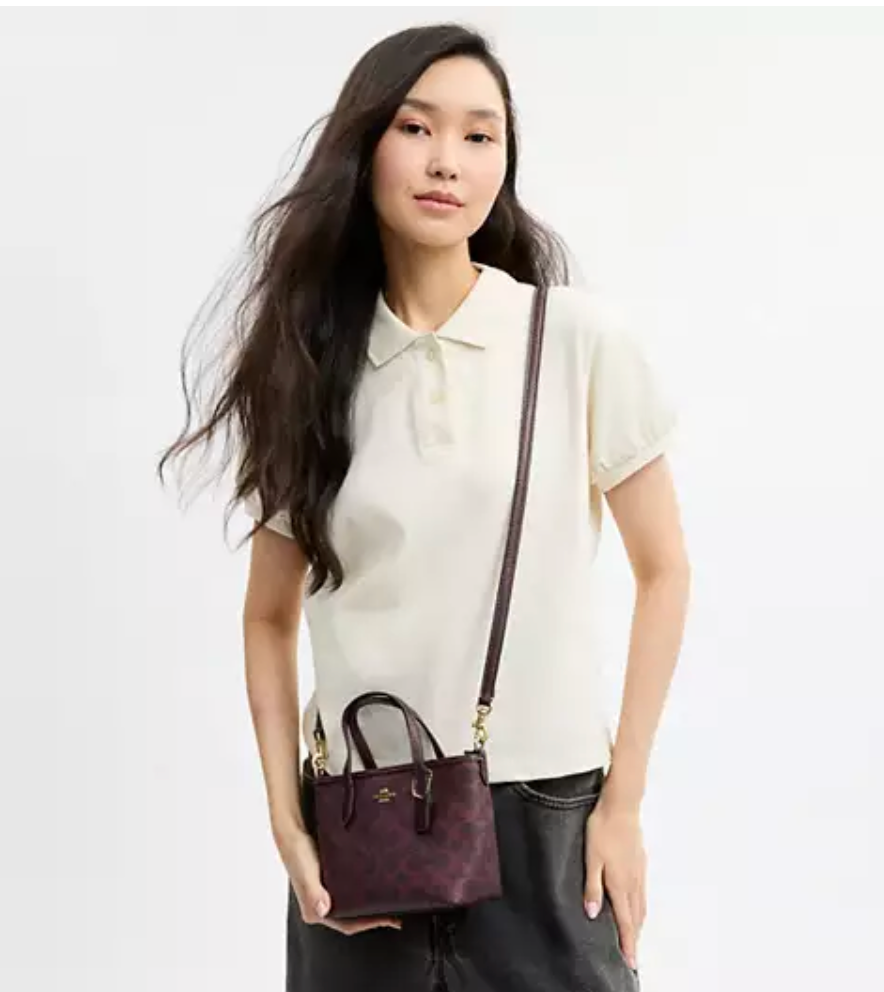 Coach City Mini Tote in Signature Canvas