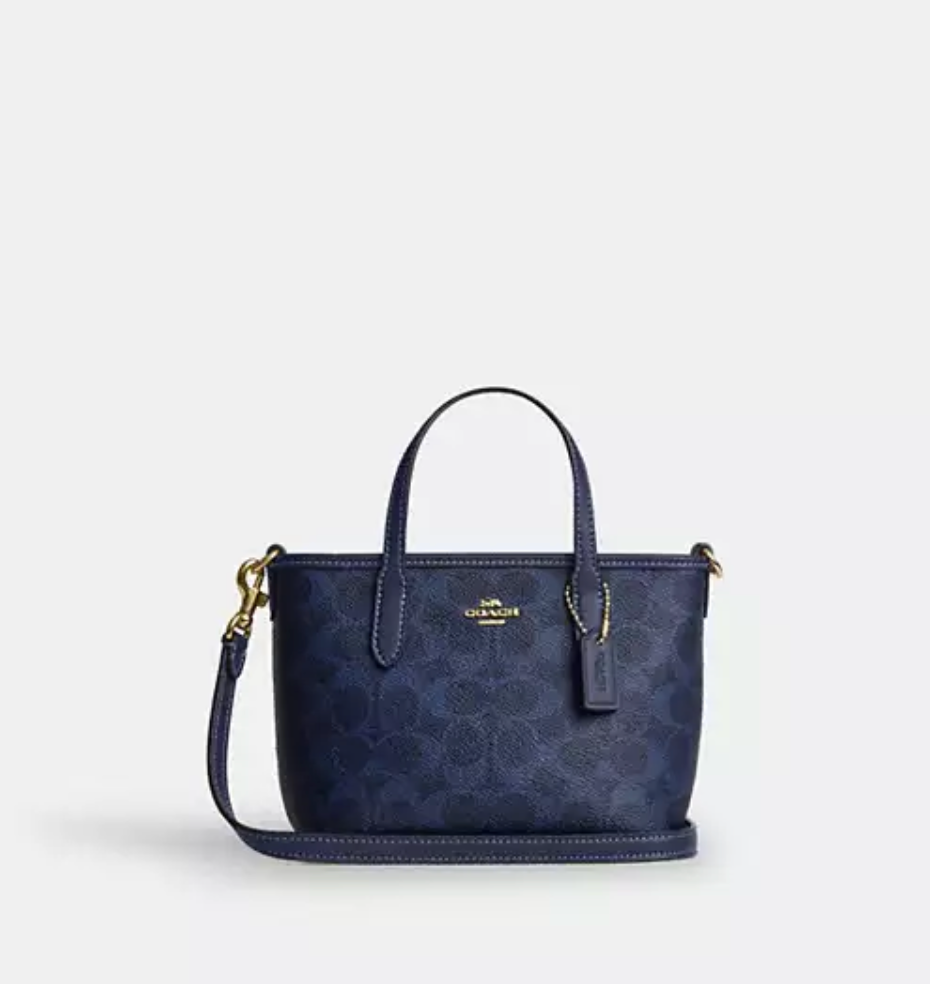 Coach City Mini Tote in Signature Canvas